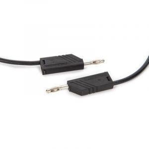 Hirschmann - cordon de mesure 4mm 50cm - noir (mln-sil / 1) HM040050 RI1105