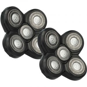 Vhbw - 2x T&ecirc;tes de rasoir de remplacement compatible avec Philips s&eacute;rie S9000 S9731, S9911, S9988, S9711, S9721 rasoir &eacute;lectrique