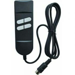 T&eacute;l&eacute;commande Fauteuil Relax Electrique,T&eacute;l&eacute;commande Fauteuil Releveur Contr&ocirc;le Manuel 4 Boutons 5 Broches Utilis&eacute; Pour 2 Moteurs - Fauteuil