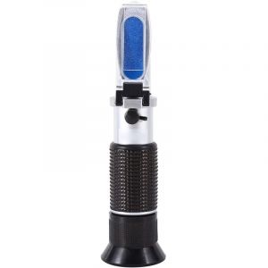 Réfractomètre antigel, outil de testeur de liquide de refroidissement Réfractomètre antigel de voiture Réfractomètre antigel ATC, pour voiture