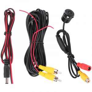 Gistuch - Caméra de recul hd 18.5mm, Version nocturne à faible luminosité, caméra de recul pour voiture, affichage coloré, ntsc/pal