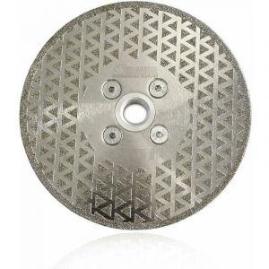 1PC Disque Diamant 125mm Lame de Scie &eacute;lectroplaqu&eacute; Double Face pour Coupe et Meulage Pierre Granit Marbre Tuile