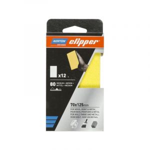 Papier abrasif 70x125mm Norton 66261131058