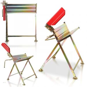 Hengda - swanew Chevalet à Bûche avec Support pour tronçonneuse pliable Chevalet à Bûche Métal 150kg
