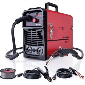 Lifcausal - arccaptain Poste mig/mag 140A 230V - 5-en-1 (FCAW/MMA/Lift tig), Alim Synchro igbt + 1kg Fil Fourré 0.8mm