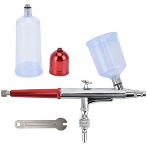 Kit d'aérographe sans fil, mini-pistolet à brosse d'air portable G1/8 DIY Kit d'aérographe de bricolage, kit d'aérographe de poche de compresseur