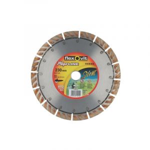 Flexovit - Disque diamant mega-line maxx silent - &oslash; 230 mm - &oslash; al&eacute;sage 22.23 mm