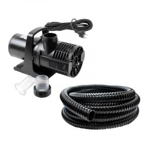 Le Poisson Qui Jardine - Pompe Bassin De Jardin Haut d&eacute;bit Et &Eacute;tangs 28000 l/h 580W + 10m de tuyau 50mm