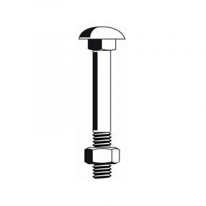 Boulon Trcc Aluminium Noir - Ø6x50