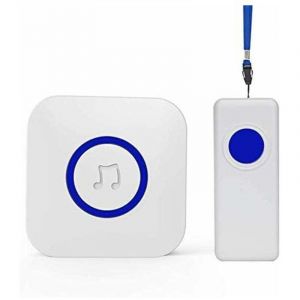 Personnes &acirc;g&eacute;es Appel d'urgence Sonnette Portable sans Fil Alarme Bouton d'appel d'urgence pour Les Patients &acirc;g&eacute;s Enfants handicap&eacute;s Femmes Enceintes