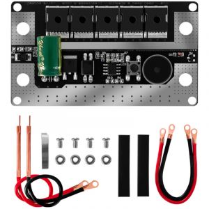 Poste &agrave; souder par points 12 V, 5 vitesses r&eacute;glables, compatible avec les batteries lithium 18650, les packs de batteries lithium haute capacit&eacute; et