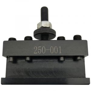 Syst&egrave;me de Porte-outils &agrave; Changement Rapide pour Tour d'&Eacute;tabli &ndash; Kit de Tourelle de Type Coin avec Porte-outils de Tournage, Al&eacute;sage, Tron&ccedil;onnage