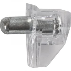 taquet etagere 5 mm &ndash; 50 unit&eacute;s avec tige acier avec revetement plastique &ndash; taquets pour &eacute;tag&egrave;res - taquets etageres - taquets - taquet &eacute;tag&egrave;re verre