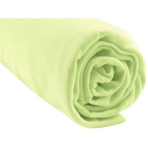 Bbla - Drap housse Bambou lit queen size 160x200 cm - Anis