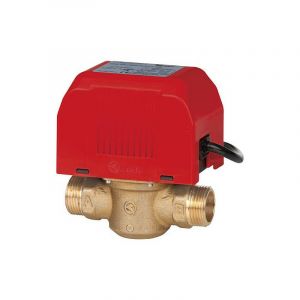 Orkli - Soupape de zone 2 voies 1' male.male complet avec moteur 230V