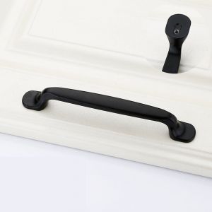 20 Pi&egrave;ces Poign&eacute;e Porte Cuisine Noir Meubles de Chambre Cuisine Armoire Porte Poign&eacute;es Meubles Poign&eacute;e Tire avec Vis Alliage Aluminium la Poign&eacute;e de