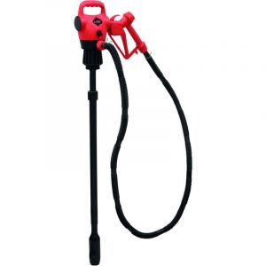 Pompe à gasoil 12/230V 18L/min avec canne télescopique pour fût en kit