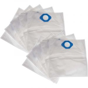 vhbw 10x Sacs compatible avec Nilfisk G90, GA70, GS84, GM90 POP, GS80, GM90, GS81, GM80, GM80P aspirateur - 39cm x 40cm blanc