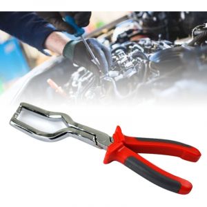 Pinces pour ligne d'essence en acier, poignée en caoutchouc confortable, outil de démontage de raccord rapide pour filtre à essence automobile,