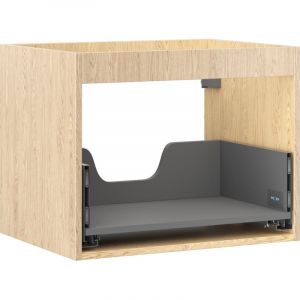 Mexen Box-A caisson de meuble sous-lavabo 60 cm, 1 tiroir, ch&ecirc;ne - 91AX0-0600-470-1-81