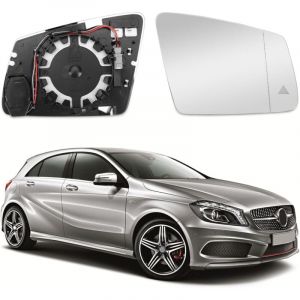 Verre de Rétroviseur Remplacement pour Mercedes-Benz A B C E S-Class W176 W246 W204 W212 A207 C207 C216, Rétroviseur Extérieur Réglable Adapté Recul