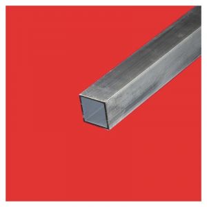 Tube carre alu 35 x 35 mm Epaisseur en mm - 2 mm, Longueur en metre - 0.5 metre, Sections en mm - 35 x 35 mm