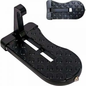 Marche Pied Camping Car,Repose Pied Voiture, Pédale Porte Voiture Pliable,Marchepieds de Porte Universels pour Véhicules avec Verrous de Porte en U