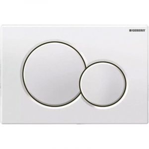 Plaque de Déclenchement Compatible avec Geberit Sigma 01, UP320,UP300, UP720, Plaque de Déclenchement avec Cadre de Montage, Pièces de Rechange pour