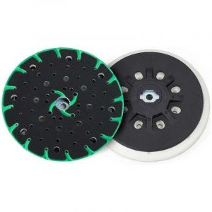 Plateau ponceuse 150 mm avec aspiration de poussière - Filetage de raccordement M8 - remplacement du festool plateau ponceuse, compatible avec le