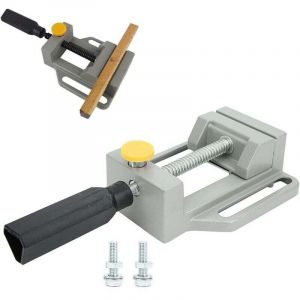 Mini &eacute;tau plat &agrave; serrage rapide en alliage d'aluminium pour table de sculpture et gravure, outils de bricolage, perceuse d'&eacute;tabli, &eacute;tau d'&eacute;tabli,