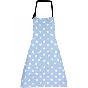 Linghhang - Tablier Tablier de Cuisine(Bleu),Tablier de Cuisine Femme Tablier pour Cuisine,Ajustable en Lin de Coton Tablier pour Cuisine Familial