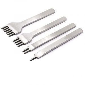 Kit Outils Perforatrice,DIY Cuir Kit, Outils Perforatrice Artisanat du Cuir Griffe Perforateur, Trou Couture Diamant La&ccedil;age, pour Trous de Cuir DIY