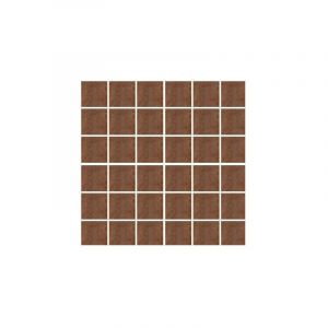 Carrelage grès cérame effet métal ZINC Mosaïque 5x5 cm Marron - Naturel - boîte de 0.89 m2 - Mosaïque 5x5 cm Marron - boîte de 0.89 m2 - Mosaïque 5x5