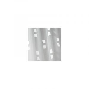 Store &agrave; remonter voilage en organza carr&eacute;s Blanc 60x140 cm