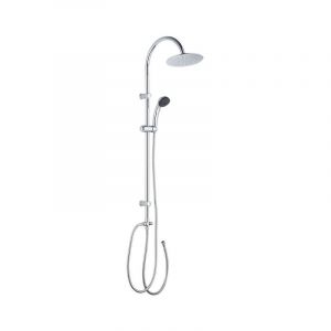 Nemo - go by Van Marcke colonne de douche 100x40cm douche principale 20 cm barre de douche en métal douchette à main 1 jet support de douchette