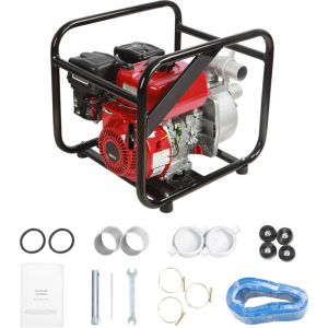 Mophorn Pompe &agrave; eau &agrave; moteur &agrave; essence Mophorn, 2 pouces, 7 CV 142 GPM, levage de 148 pieds, aspiration de 22 pieds, moteur &agrave; essence &agrave; 4 temps,