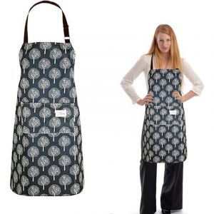 1 Tablier En PVC PC Pour Femmes Avec Poches, Tablier De Cuisine Imperm&eacute;able &Agrave; L&rsquo;eau Tablier Chefs Bavoir Tabliers Essuyer Tablier Avec Poches Pour