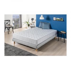 Deko dream Ensemble springmax Matelas + sommier 140x190 cm - Accueil dynamique - Soutien ferme
