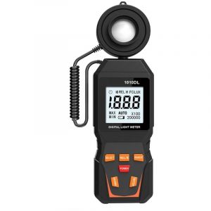 Luxm&egrave;tre num&eacute;rique 1010D Max 200 000 lux Luxm&egrave;tre Luminance Lux FC Test Illuminom&egrave;tres Photom&egrave;tre Illuminom&egrave;tre LCD Automatique