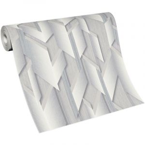 Bricoflor - Papier peint bleu clair salle de bain Tapisserie bleu clair pastel chambre & couloir Papier peint uni intiss&eacute; cuisine et chambre