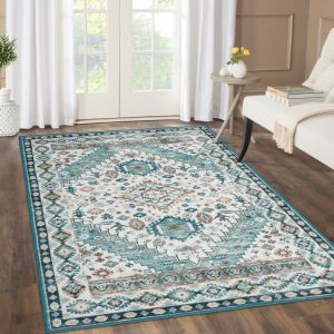 Hoerfuriy - Tapis de salon ou de chambre moderne,200x290CM,Descente de lit Tapis,Vert foncé