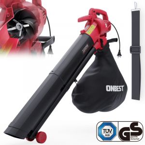 LV3245 Souffleur de feuilles &agrave; l&rsquo;air &eacute;lectrique 3200W 3en1 Aspirateur Souffleur Broyeur 45L