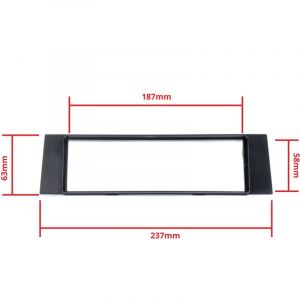 Cache-cadre autoradio 1 DIN pour Audi A3 8P/8PA 2003-2008