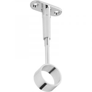 2 pi&egrave;ce Tringle de Penderie Support Central pour Tubes de Penderie ronds &Oslash; 25 mm Support de tringle de penderie Support de tube de penderie