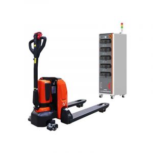 Matis&egrave;re - Transpalette &eacute;lectrique - Batterie lithium 24V 40Ah - Charge max 1.5T - Utilisation intensive jusqu'&agrave; -15&deg;C - Logistique - Industrie