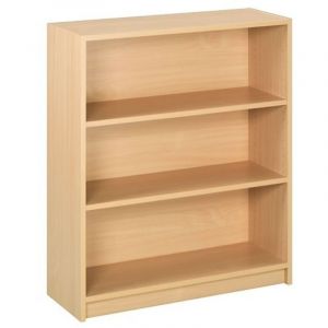 Étagère bibliothèque basse de bureau hêtre - Maxiburo