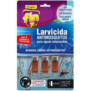 Flower - larvicide anti-moustiques &agrave; dose unique, 3 doses uniques de 3 ml
