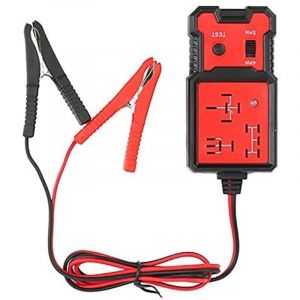 Testeur &eacute;lectronique de relais automobile 12 V avec clips - Testeur de relais &eacute;lectronique pour r&eacute;paration automobile