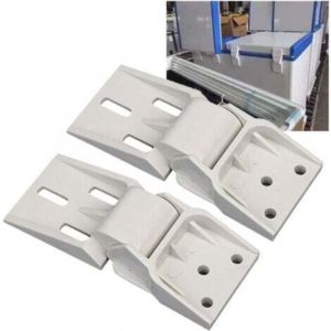 (3-Holes)2PCS Charnière de congélateur coffre universelle pour petite charnière de congélateur, charnière de contrepoids universelle pliante pour