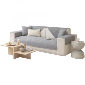 Housse De Canapé d'angle, Couvre/Jete/Protege De Canape 3 Places, Housse Bz/Fauteuil/Clic Clac 2 Places Convertible, Protection Canapé Chat Chien
